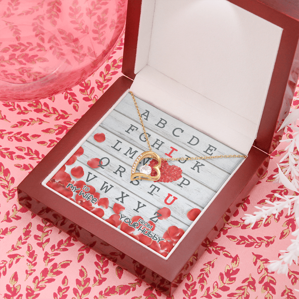To My Wife - I Love You Forever Necklace