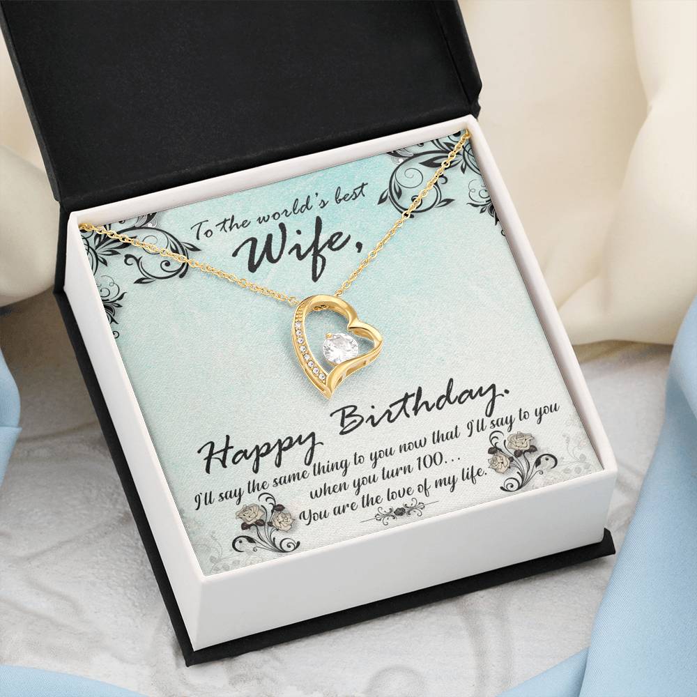 World's Best Wife - Forever Love Necklace