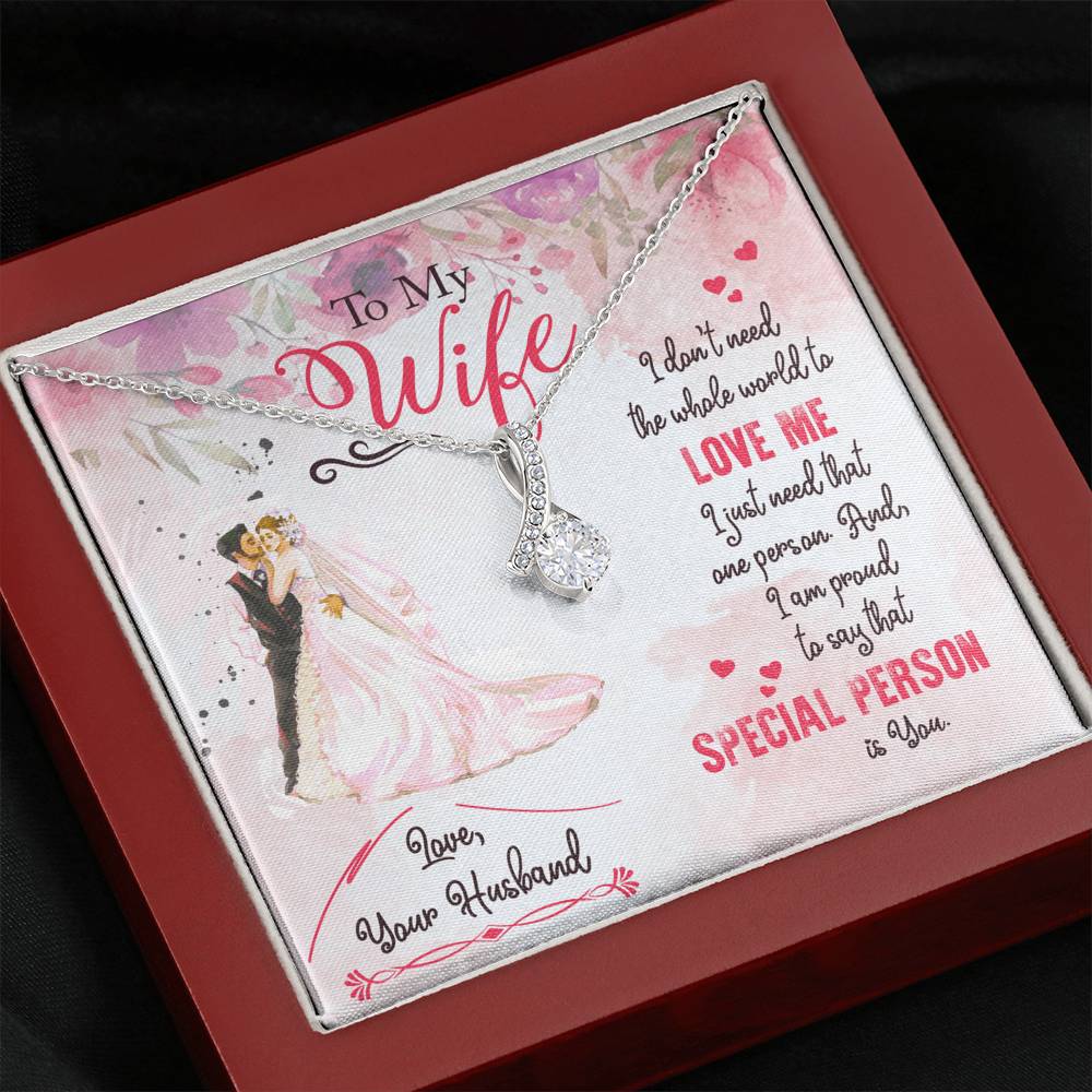 To My Wife - That Special Person Necklace