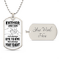 Not Always Eye to Eye Custom Dog Tag Necklace