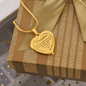 To My Beautiful Daughter | Engraved Heart Necklace