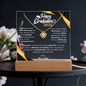 Happy Graduation | All Your Dreams | Love Knot Necklace Acrylic Plaque