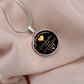 To My Granddaughter - Forever Love Circle Necklace