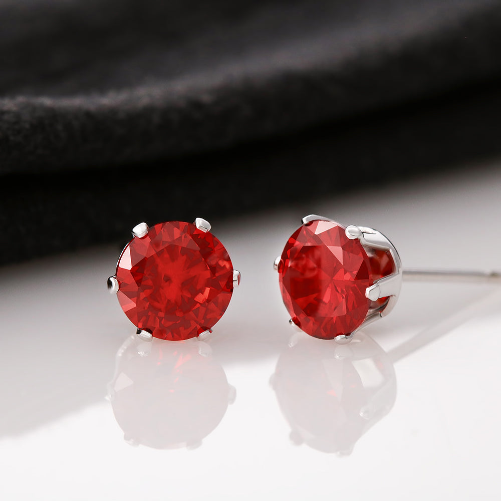 These red cubic zirconia earrings are the perfect addition to your jewelry collection. They're dainty and elegant, and sure to get noticed. Order yours today!