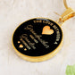 To My Grandson - Forever Love Circle Necklace