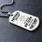 dog tag necklace engraved