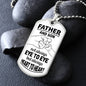 Not Always Eye to Eye Custom Dog Tag Necklace