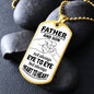Not Always Eye to Eye Custom Dog Tag Necklace