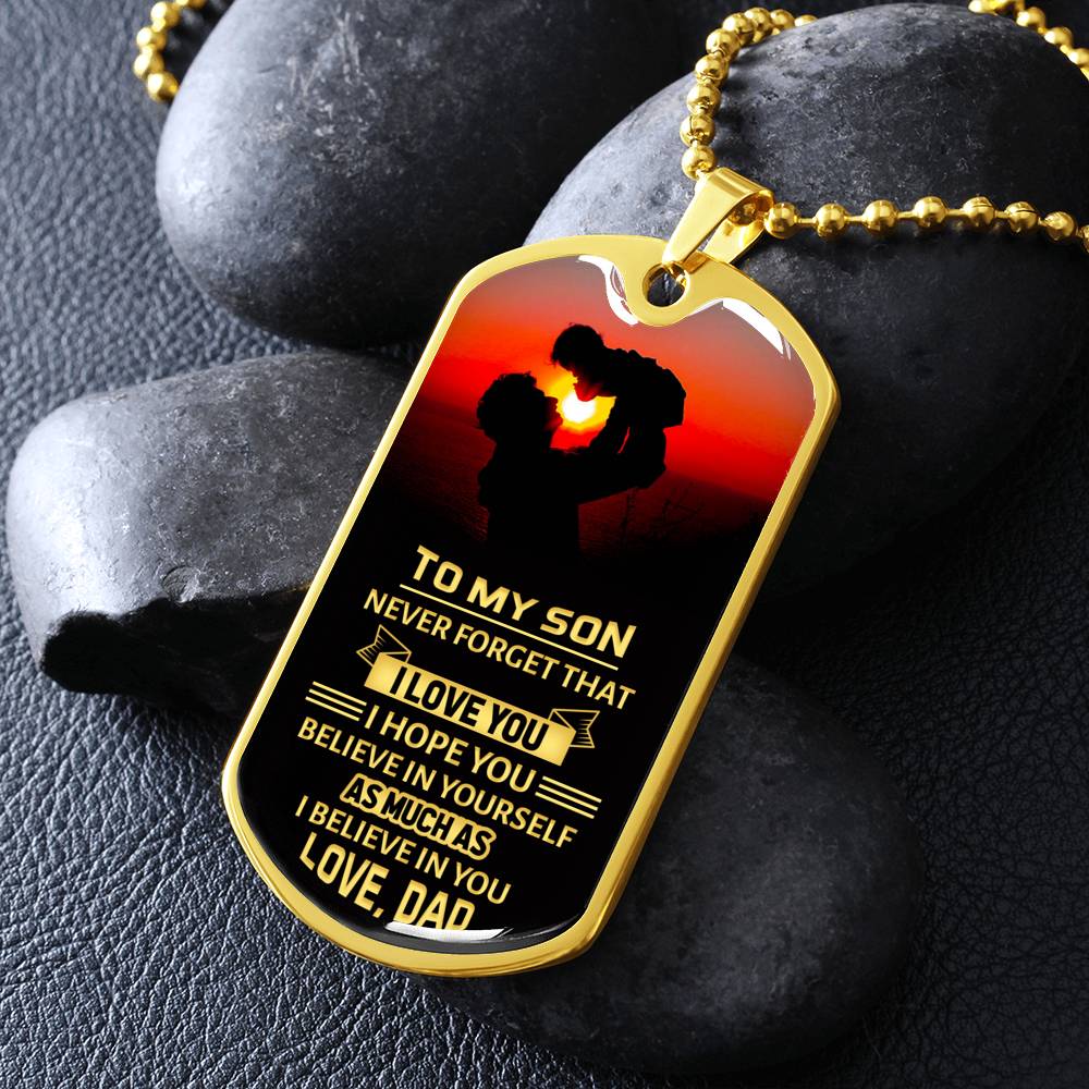 engraved dog tag necklaces