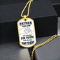 Not Always Eye to Eye Custom Dog Tag Necklace