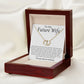 Future Wife -Last Everything - Solid Gold With Diamonds Necklace
