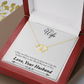 To My Wife - Luckiest Man Everlasting Love Necklace