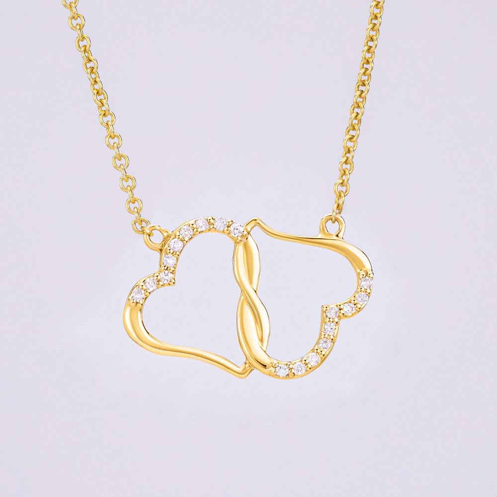 To My Girlfriend - Luckiest Man Everlasting Love Necklace