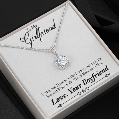 Imagine her joy when she sees this gorgeous Eternal Hearts Necklace! This timeless and elegant gift lets your girlfriend know how special she is to you. Get free worldwide shipping from the United States!