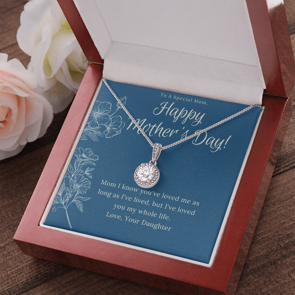 To My Mom - Happy Mother's Day Eternal Hope Necklace