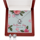 To My Mom - Happy Mother's Day Earring & Necklace Set