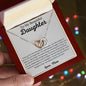 Beautiful Daughter - Amazing Woman - Interlocking Hearts Necklace