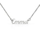 Beautiful Daughter - Cherish and Love - Name Necklace