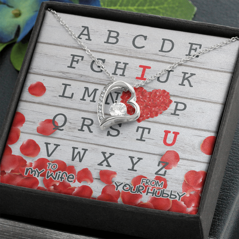 To My Wife - I Love You Forever Necklace