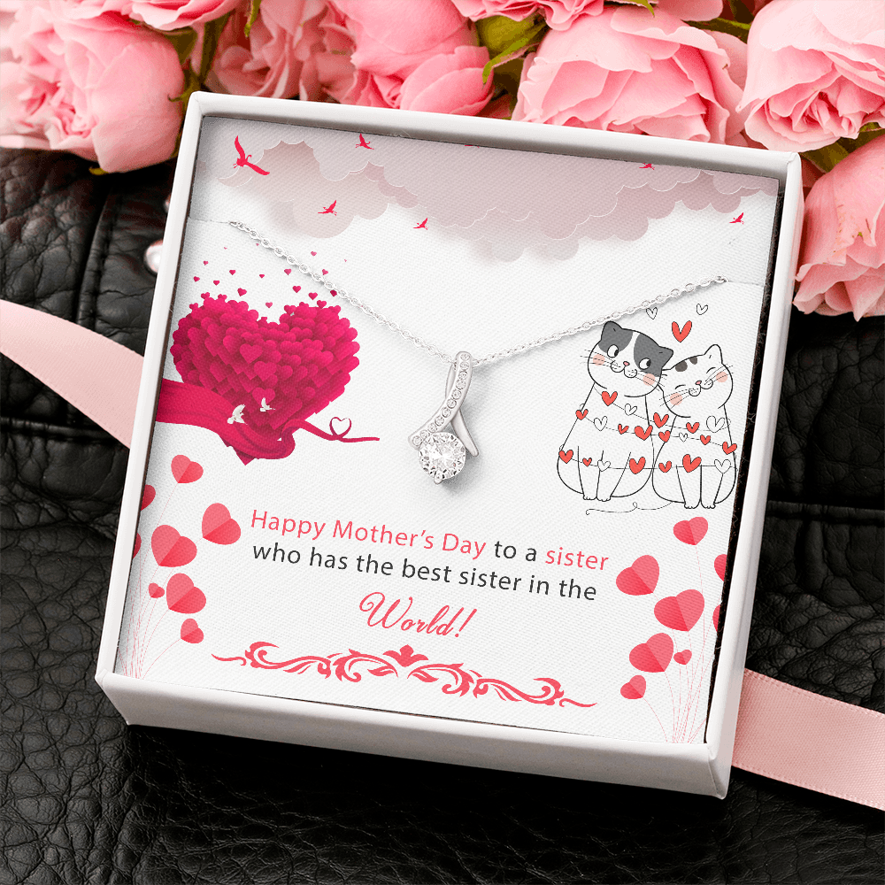 Sister to Sister Happy Mother's Day Necklace