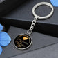 To My Grandson - Forever Love Circle Keychain