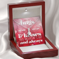 To My Wife - Sending Hugs and Kisses Alluring beauty Necklace