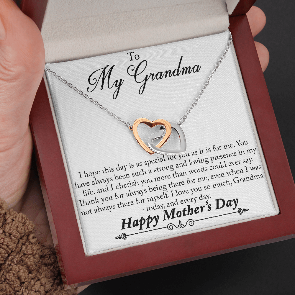 I love online you grandma necklace