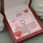 To My Sweet Daughter - Love Knot Necklace