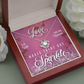 To My Wife - Love Makes Every Day Sparkle necklace