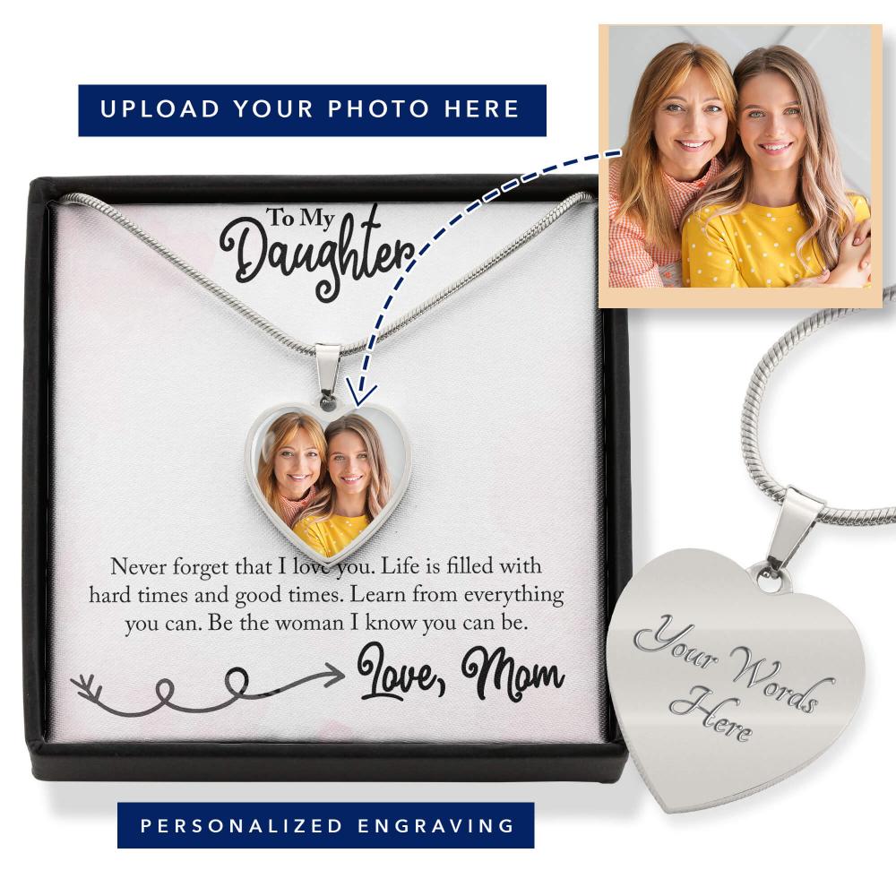 Mother & Daughter Personalized Heart Keepsake